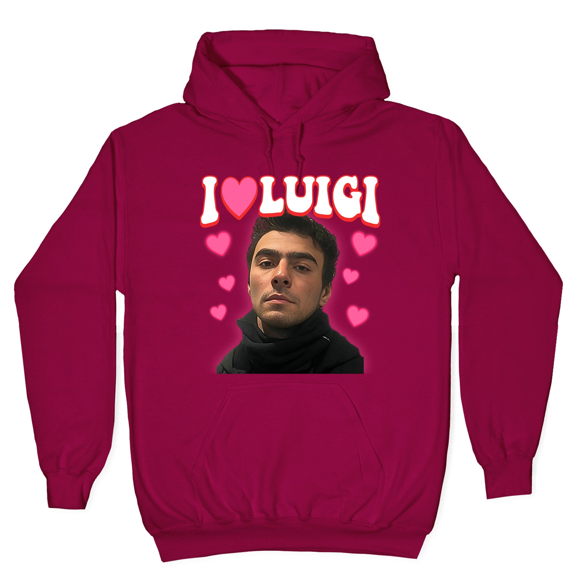 I Love Luigi Mangione Hoodie